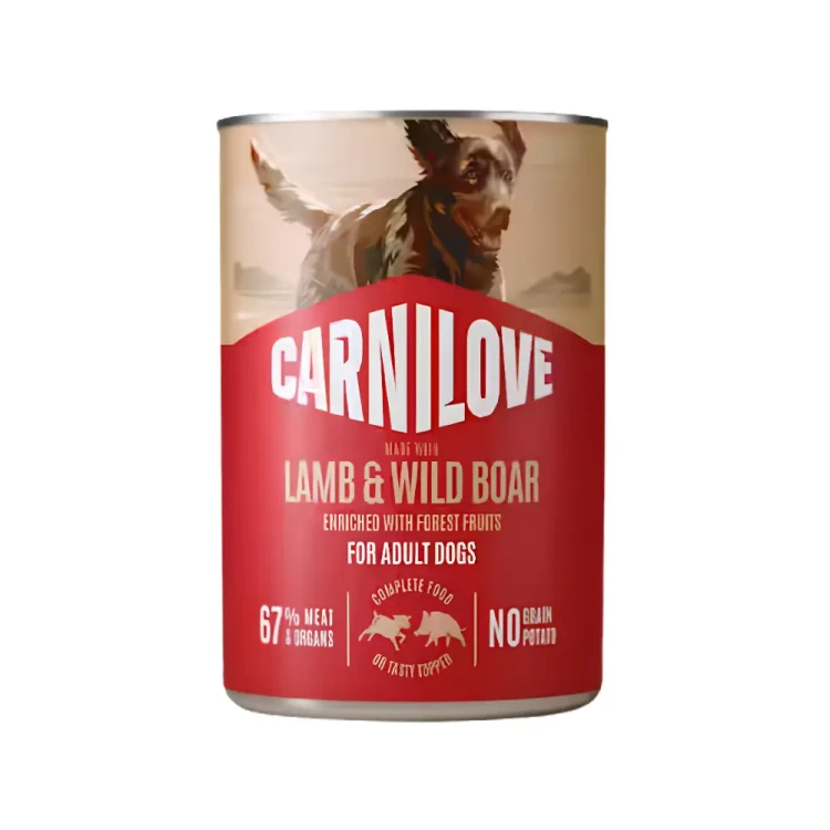 Carnilove Wild Meat Lamb & Wild Boar 4x400g Mokra karma dla psa