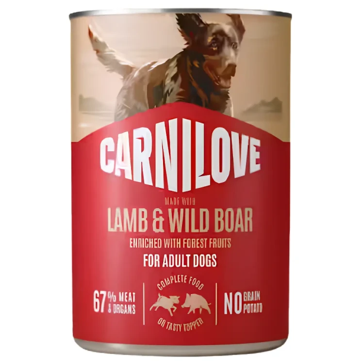Carnilove Wild Meat Lamb & Wild Boar 4x400g Mokra karma dla psa