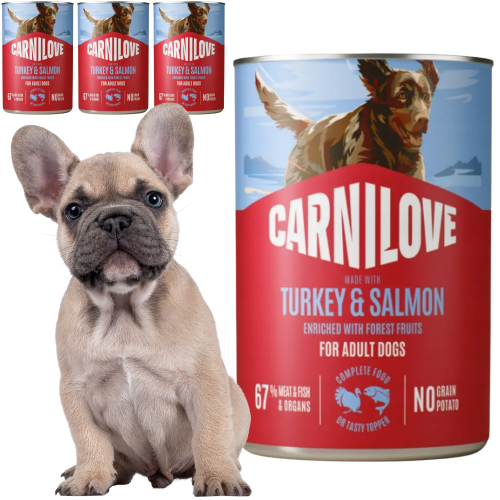 Carnilove Wild Meat Salmon & Turkey 4x400g mokra karma dla psa