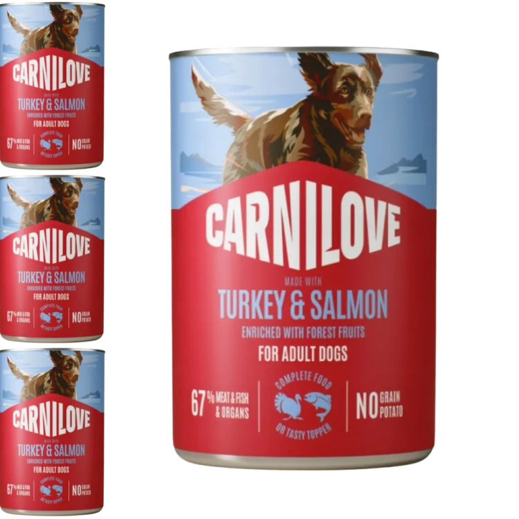 Carnilove Wild Meat Salmon & Turkey 4x400g mokra karma dla psa