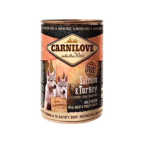 Carnilove Wild Meat Salmon&Turkey Puppies 4x400g Mokra karma dla szczeniąt