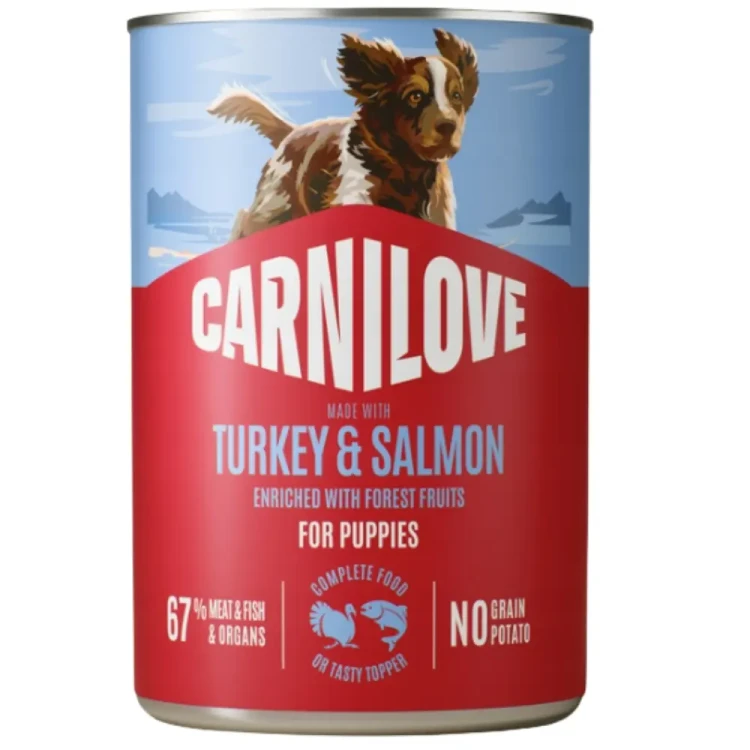 Carnilove Wild Meat Salmon&Turkey Puppies 4x400g Mokra karma dla szczeniąt