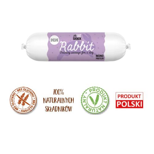Przysmak treningowy Paka Zwierzaka PEPE  Rabbit Królik 200g