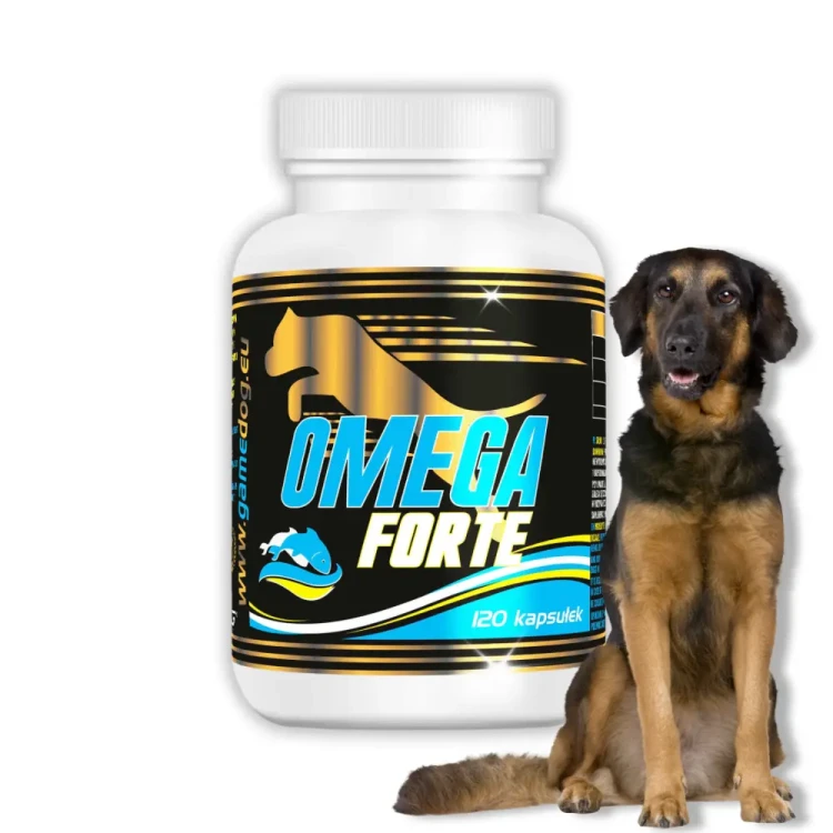 Game Dog Omega Forte 120 kapsułek z olejem rybim na odporność i sierść dla psa