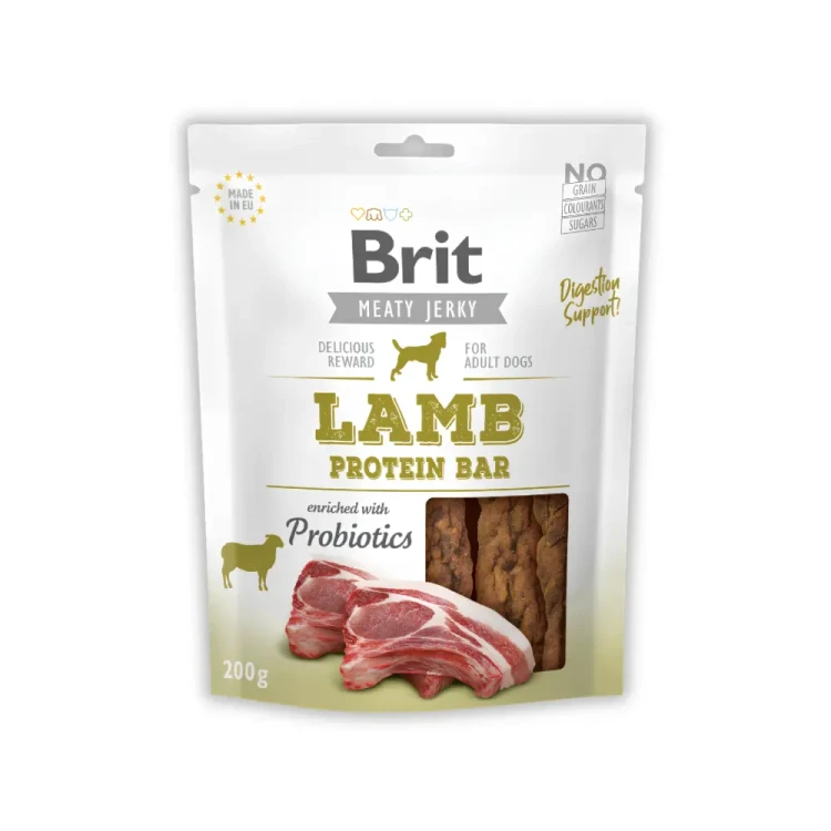 Brit Jerky Snack Lamb Protein Bar 200g Przysmak z jagnięciną dla psa
