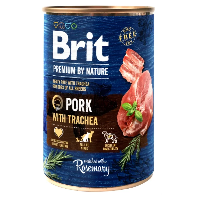 BRIT BY NATURE Karma mokra dla psa mix smaków 24 x 400g