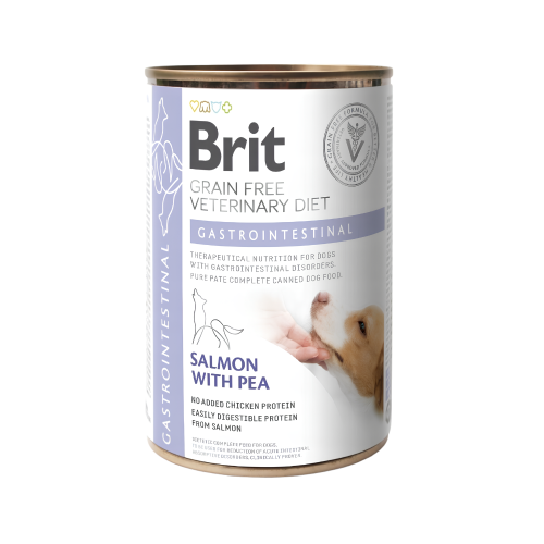 Brit Veterinary Diet Dog Gastrointestinal Łosoś 400g mokra karma dla psa