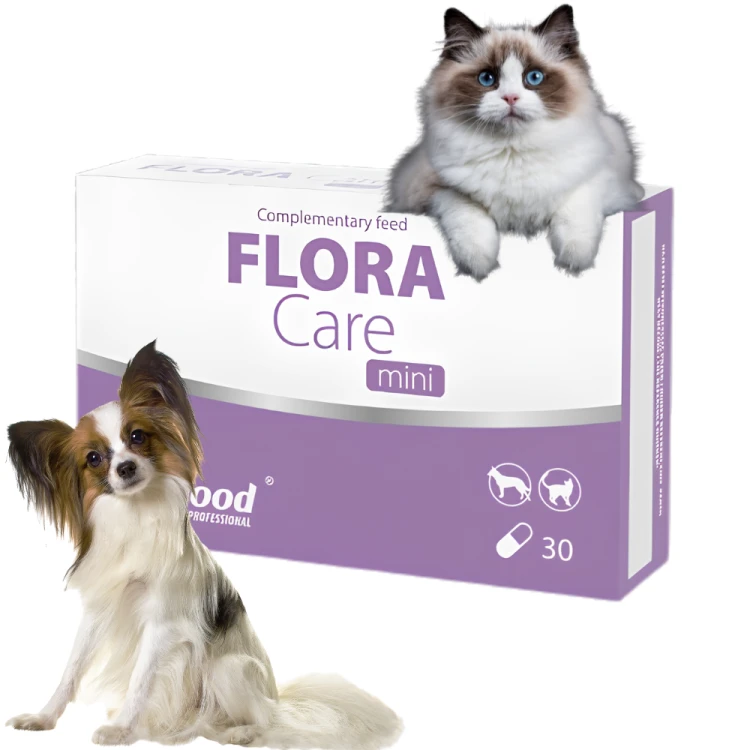 Vetfood Flora Care Mini 30 kaps. Probiotyk dla psa i kota
