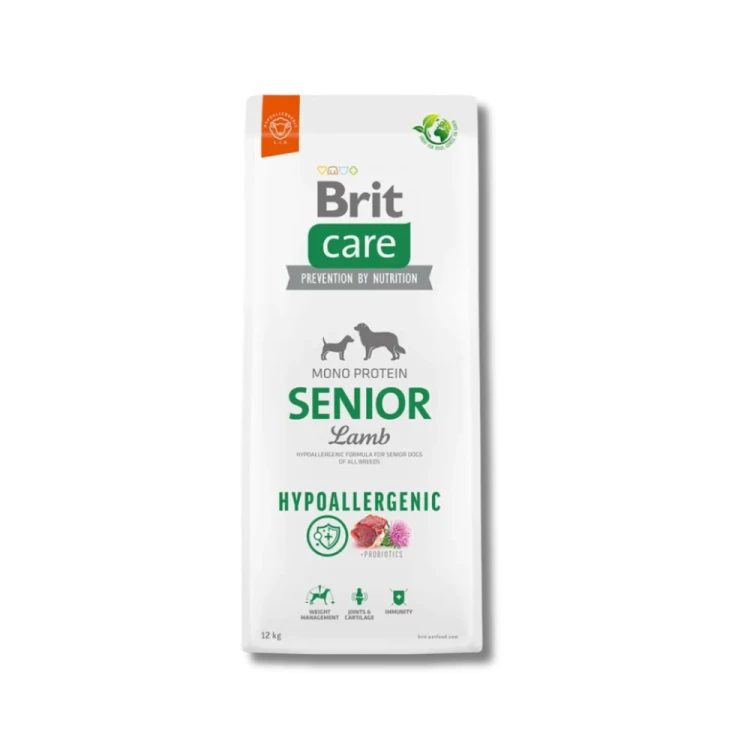 Brit Care Hypoallergenic Senior Lamb 12 kg Hipoalergiczna sucha karma dla starszych psów