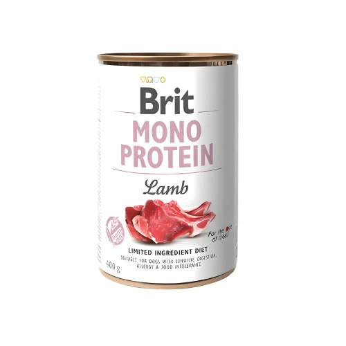 Brit Mono Protein Lamb 400g Monobiałkowa mokra karma dla psa z jagnięciną