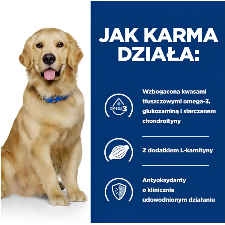 Hill's PD j/d Mobility Canine Sucha karma weterynaryjna na stawy dla psa  1,5 kg