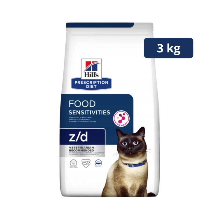 Hill's PD z/d Food Sensitivities Sucha karma weterynaryjna dla kota 3kg