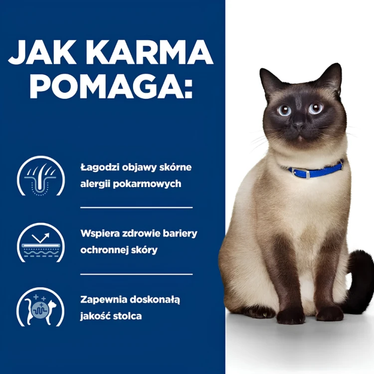 Hill's PD z/d Food Sensitivities Sucha karma weterynaryjna dla kota 3kg