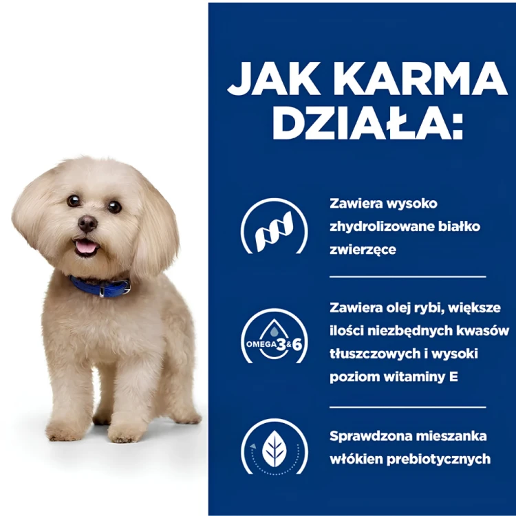 Hill's PD z/d Food Sensitivities Mini Sucha karma hipoalergiczna dla psa 1kg