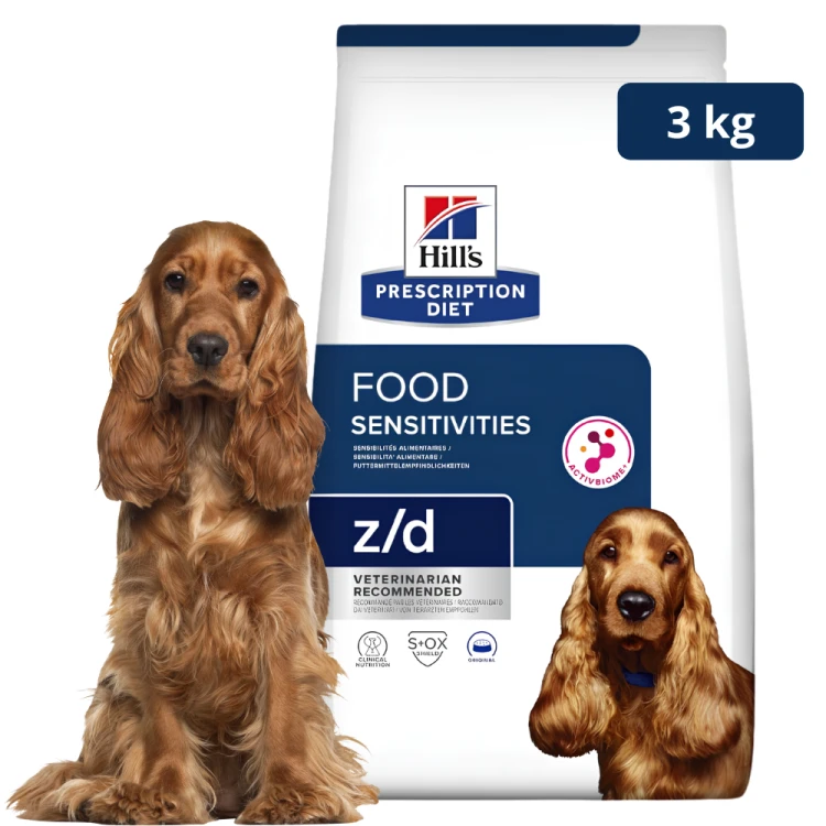 Hill's PD z/d Food Sensitivities Sucha karma hipoalergiczna dla psa 3kg