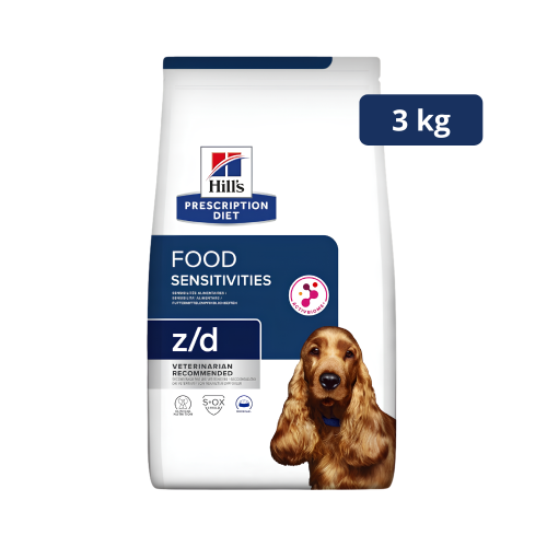 Hill's PD z/d Food Sensitivities Sucha karma hipoalergiczna dla psa 3kg