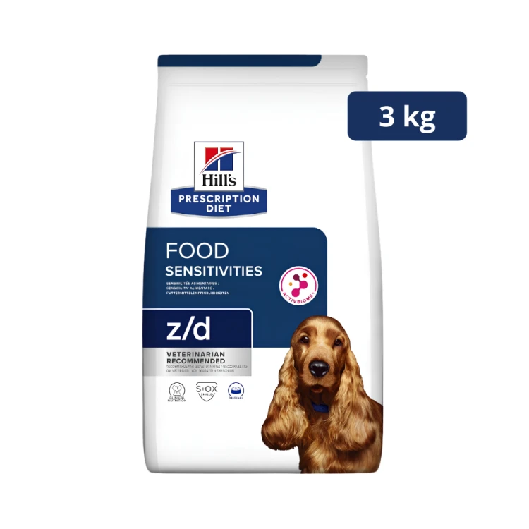 Hill's PD z/d Food Sensitivities Sucha karma hipoalergiczna dla psa 3kg