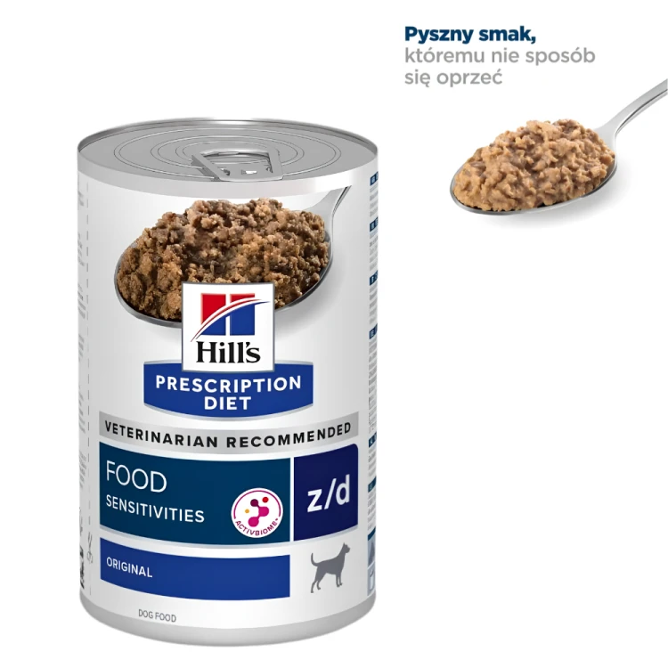 Hill's PD z/d Food Sensitivities Mokra karma hipoalergiczna dla psa 370g