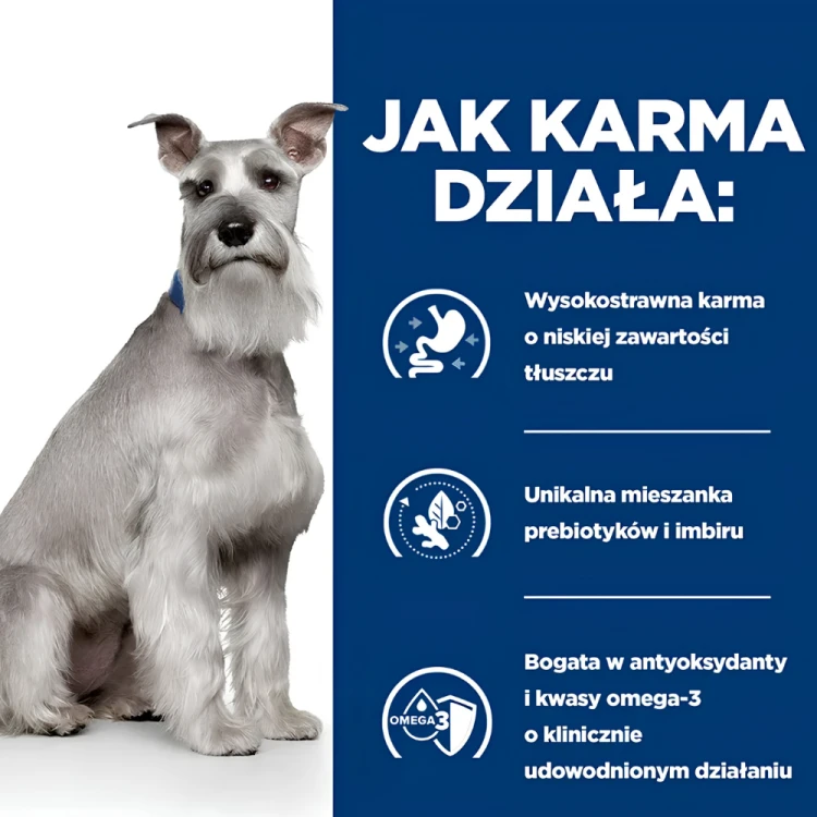 Hill's Digestive CareDog Sucha karma dla psa gastryczna  1,5 kg