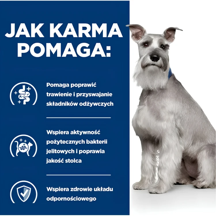Hill's Digestive CareDog Sucha karma dla psa gastryczna  1,5 kg