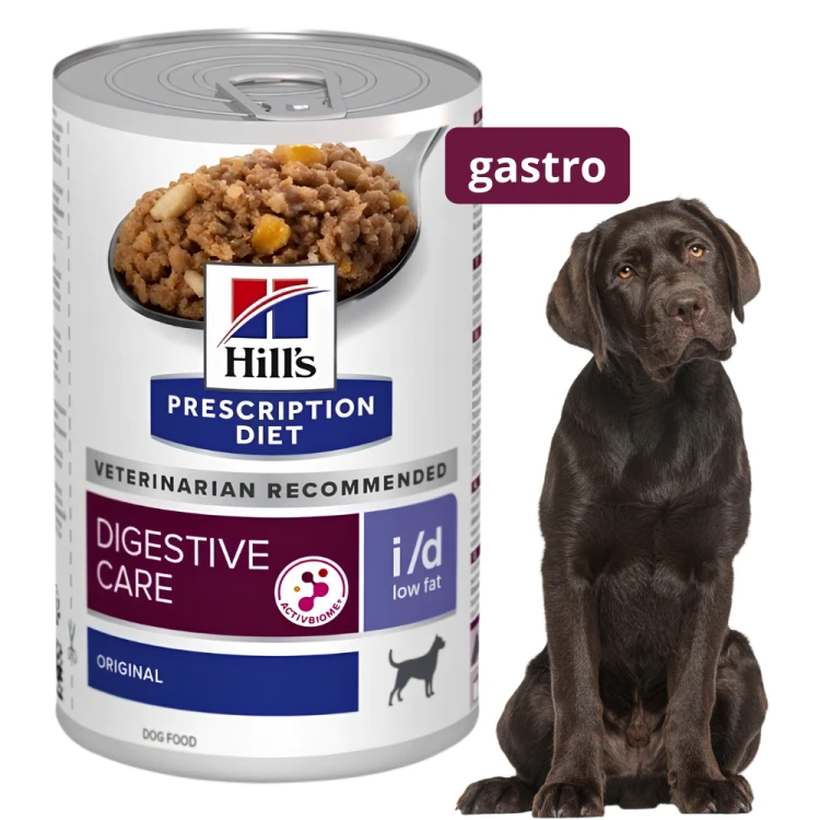 Hill's PD i/d Canine Low Fat karma z niską zawartością tłuszczu 360g