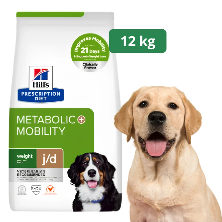 Hill's PD Metabolic + Mobility Sucha karma dla psa Kontrola wagi 12kg