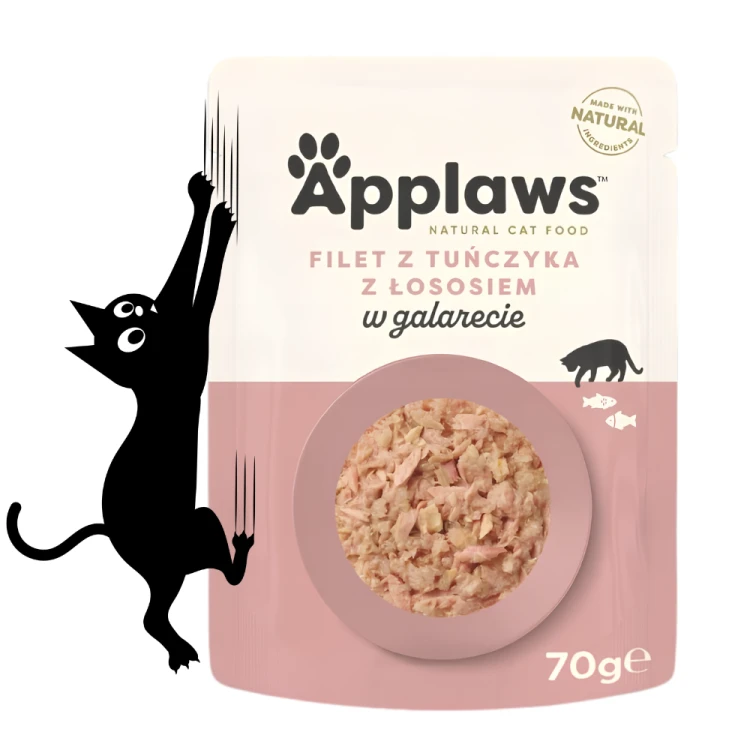 Applaws Cat Filet z Tuńczyka i łososia w galaretce 70g Mokra karma dla kota