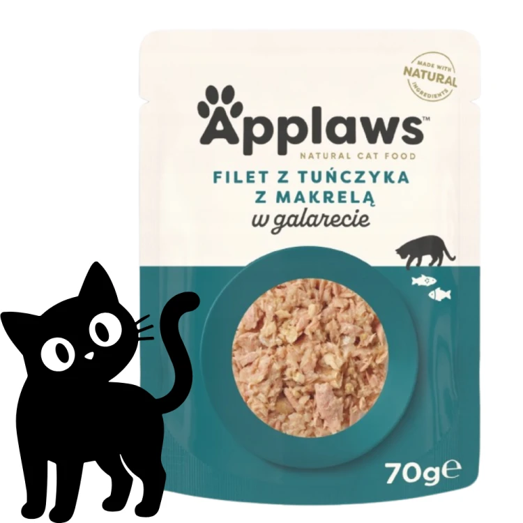 Applaws Cat Filet z Tuńczyka i makreli w galaretce 70g Mokra karma dla kota