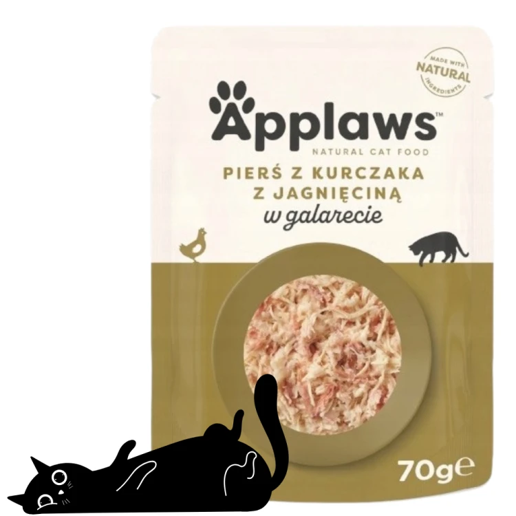 Applaws Cat Pierś z Kurczaka i jagnięciny w galaretce 70g Mokra karma dla kota