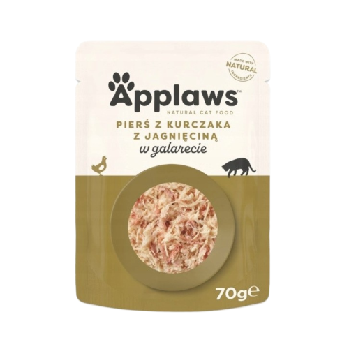 Applaws Cat Pierś z Kurczaka i jagnięciny w galaretce 70g Mokra karma dla kota
