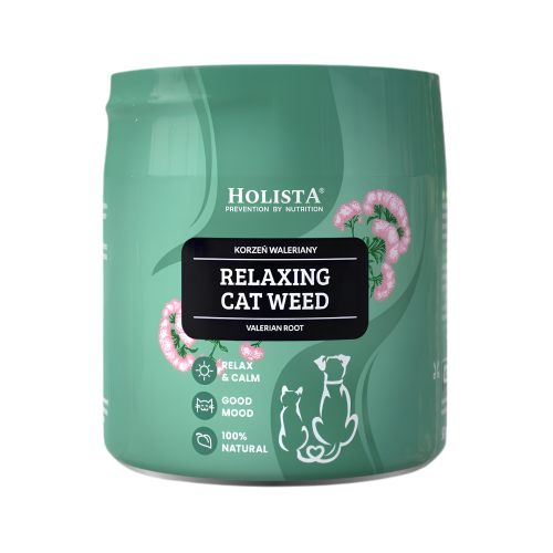 Holista Relaxing cat weed waleriana 50g Zioła na stres dla kota