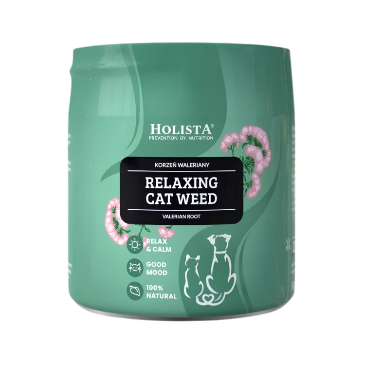 Holista Relaxing cat weed waleriana 50g Zioła na stres dla kota