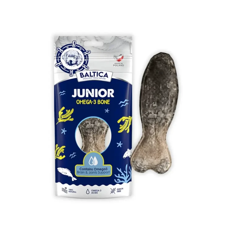 Baltica Kość Junior Omega-3 Gryzak dla młodych psów 1szt