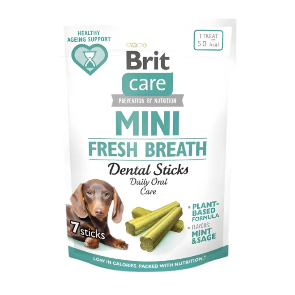 Brit Care Mini Treats Fresh Breath 50g Świeży oddech Przysmaki dla psa