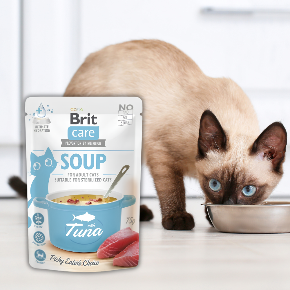 Brit Care Zupa z Tuńczykiem 75g Karma mokra