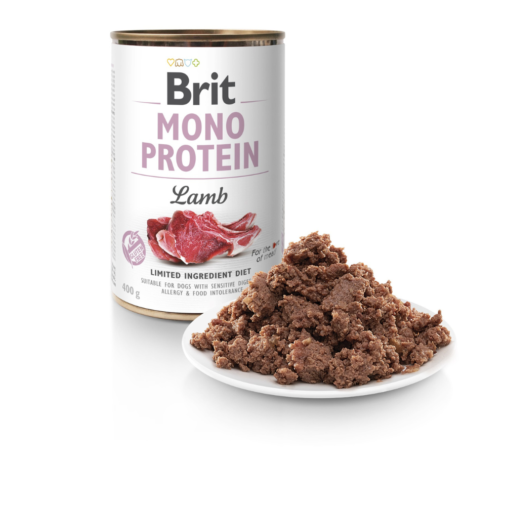 Brit Mono Protein Lamb 400g Mokra karma dla psa z jagnięciną