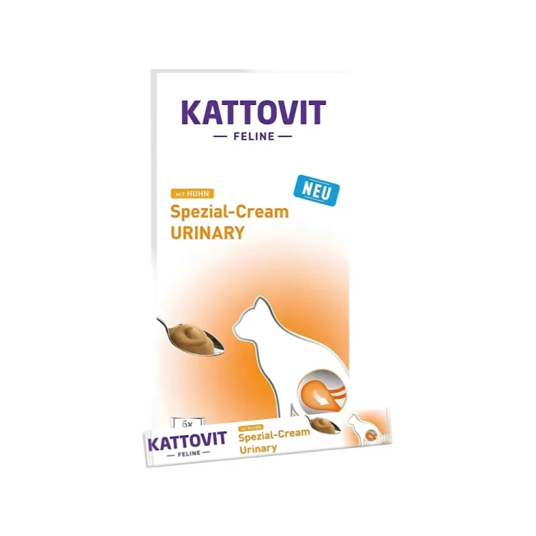 Kattovit Cream Urinary 6x15g Sos dla kota zdrowe drogi moczowe kurczak