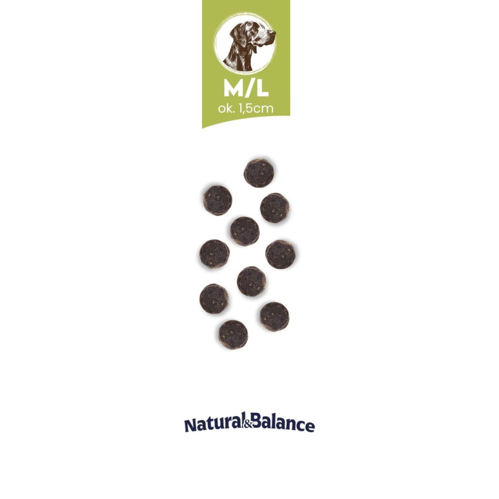 Baltica Natural & Balance 3kg wielkość chrupek