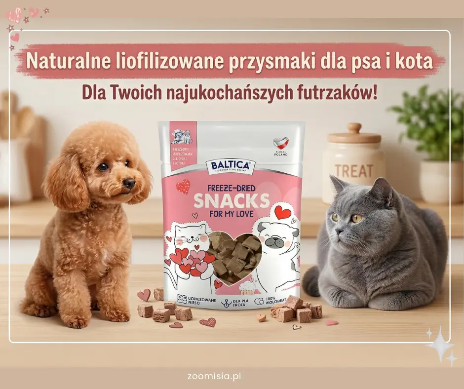 Baltica Serce Wołowe 10g przysmaki dla psa i kota