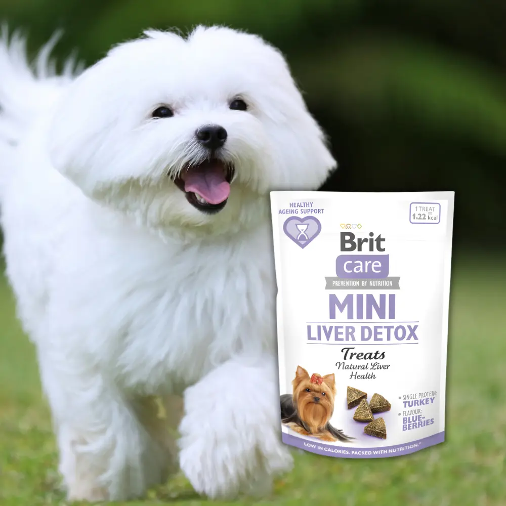 Brit Care Mini Treats Liver Detox 50g Wsparcie wątroby Przysmaki dla małego psa