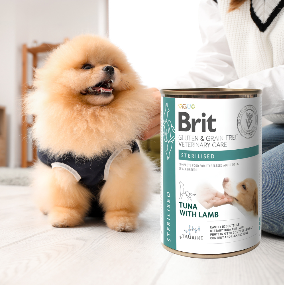 Brit Veterinary Care Dog Gluten & Grain Free Sterilized Tuńczyk i Jagnięcina 400g