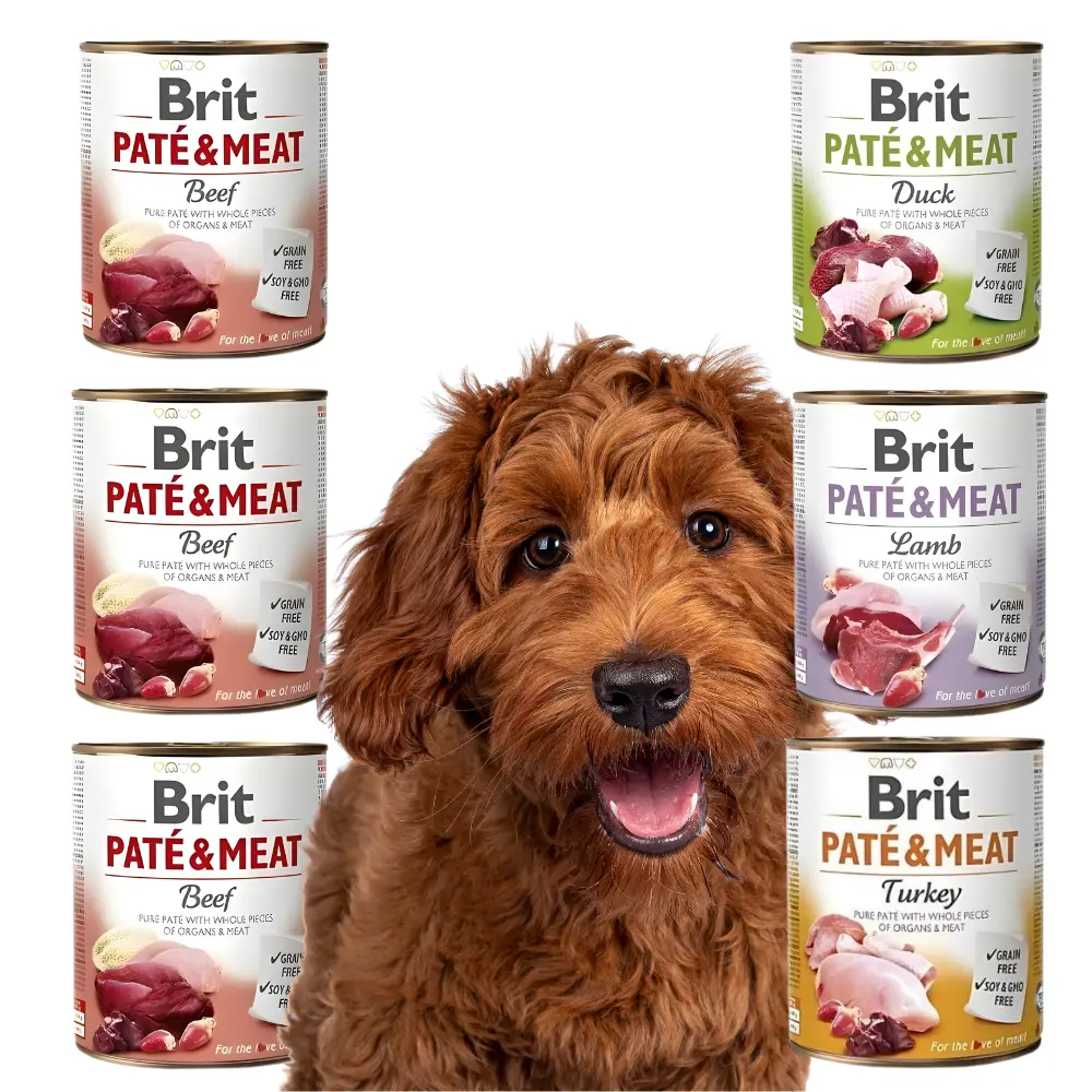 Brit Pate & Meat 6x800g to pełnowartościowa mokra karma dla psa