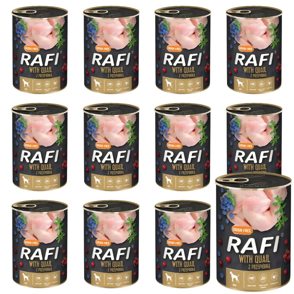 dolina-noteci-karma-dla-psa-rafi-przepiórka-12x400g