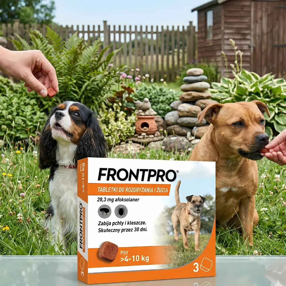 Frontpro tabletki na pchły i kleszcze M