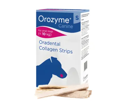 Orozyme Collagen Strips S Dentystyczne płatki kolagenowe dla małych psów