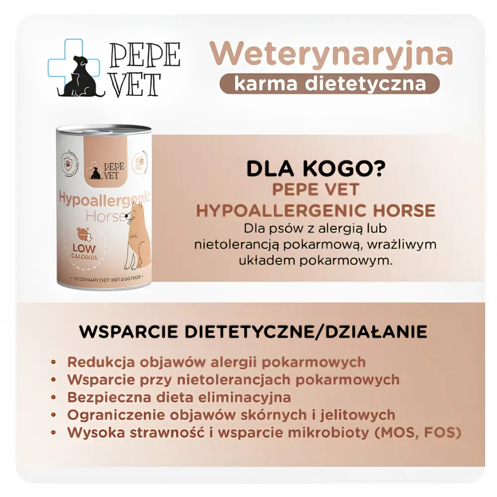 Pepe Vet kład mokrej karmy 400g