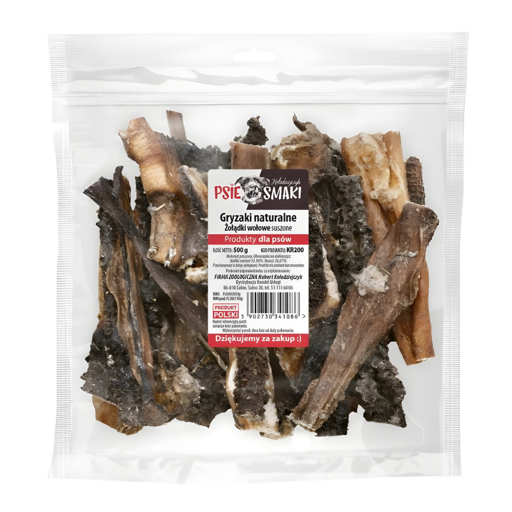 Psie smaki żwacze wołowe dla psa
