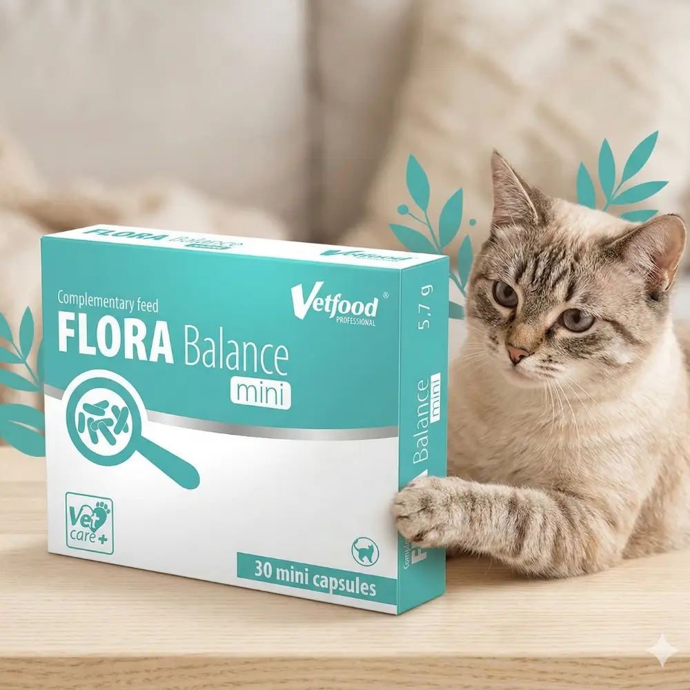 flora balance mini probiotyk dla kota