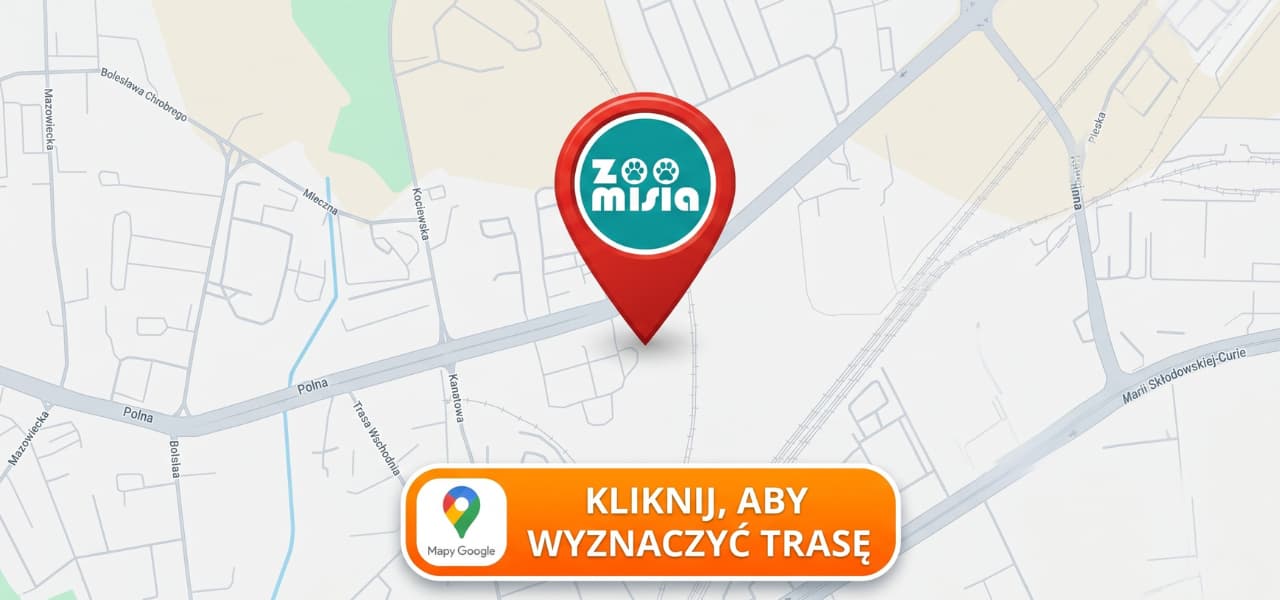 Zoomisia Toruń magazyn zoologiczny ulica Równinna 28 odbiór karmy w 1h